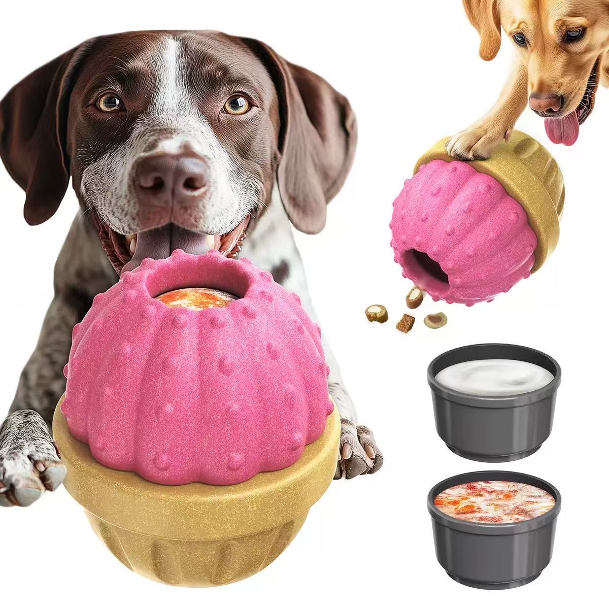 Durable Fillable Dog Chew Bone-Cactus
