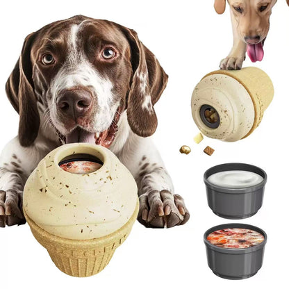 Durable Fillable Dog Chew Bone-ice cream